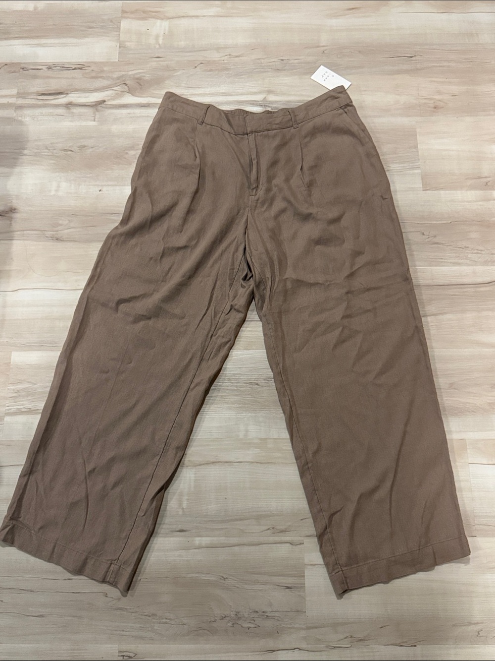 Women’s Casual Brown Wide-Leg Pants